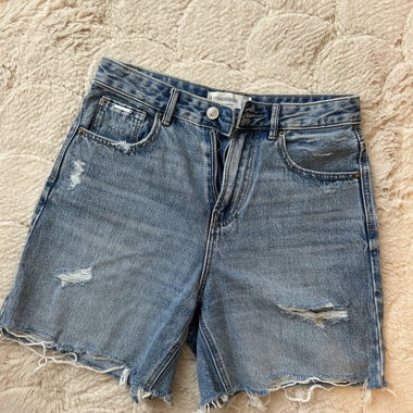 Short in denim Stradivarius