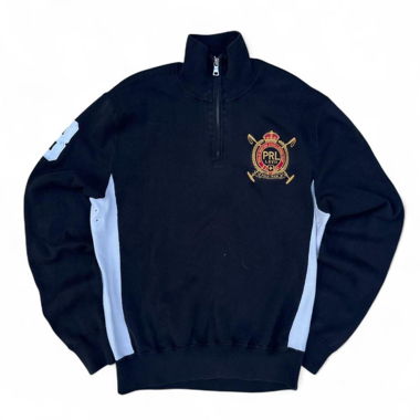 Maglione Quarterzip Polo Ralph Lauren Premium Nero