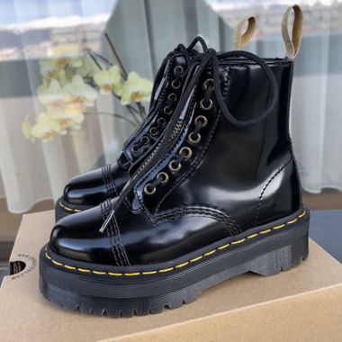 Dr. Martens, 36, vegan Sinclair en noir