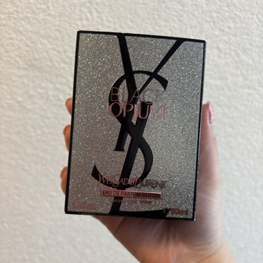 YSL Black perfume Glitter