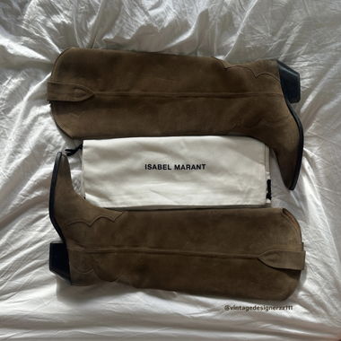 Stockholm Isabel Marant Denvee Stiefel - 38 camel