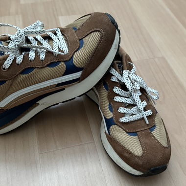 Brown sneakers