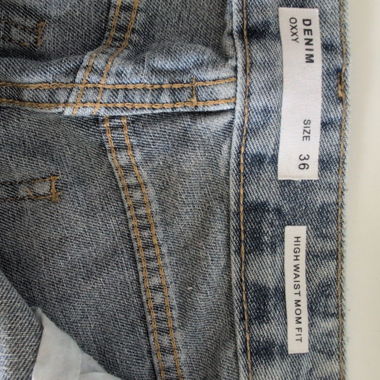 Jeans Mom a Vita Alta OXXY