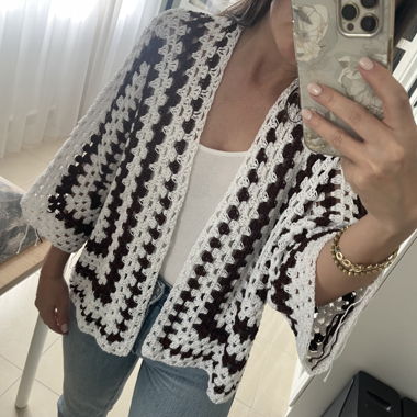 Gehäkelte Jacke  (Unikat) 