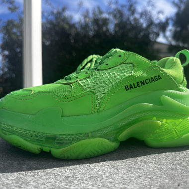 Balenciaga Triple S Verde Fluo - Quasi Nuove