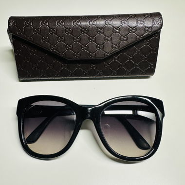 Brille Gucci schwarz 