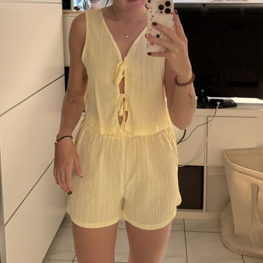 Yellow two-piece