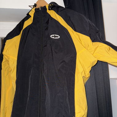 Short Corteiz windbreaker black and yellow M