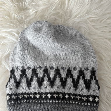 Kuschlige Mütze selbst gestrickt 