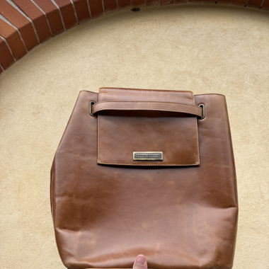 MARIA MALETA / shoulder bag / brown LEATHER