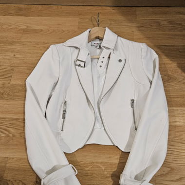 Blazer court Morgane blanc 