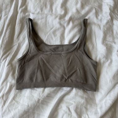 Ribbed Crop Tank Top