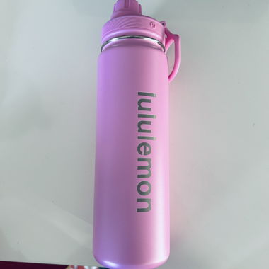 Lululemon Pink Water Bottle