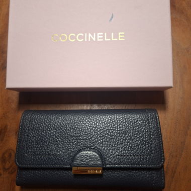 Portafoglio Coccinelle in pelle nero