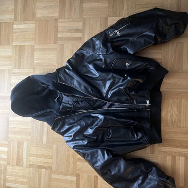 Giacca bomber in pelle