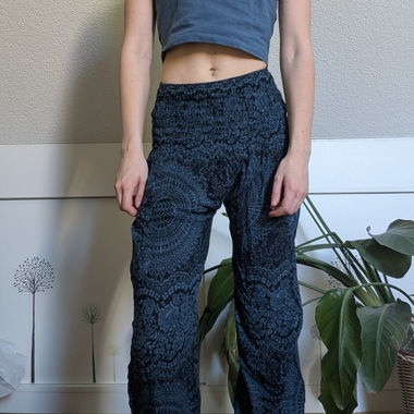Pantalon de yoga avec imprimé mandala