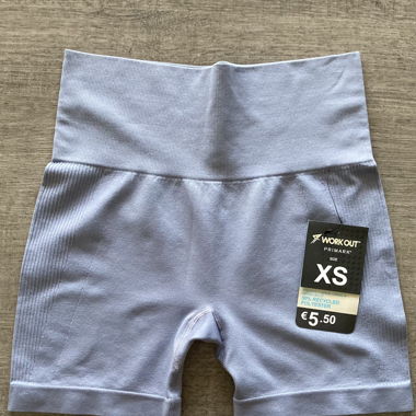 Kurze Sportleggings, Farbe Smokey Blue
