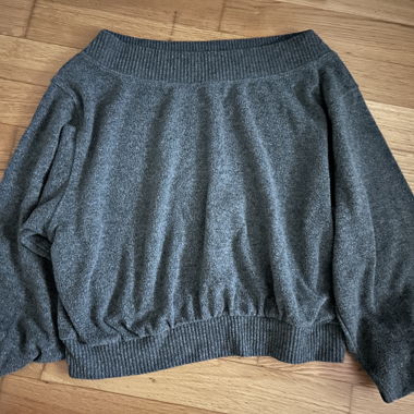 Pull en maille foncée