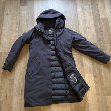 Daunenmantel Jack Wolfskin dunkelgrau