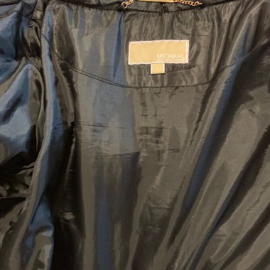Michael Kors schwarze Steppjacke