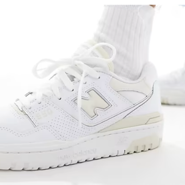New Balance 550 blanches/beiges