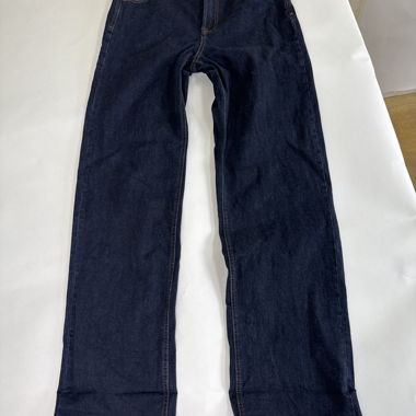 Chicoree dunkelblaue Jeans mit weitem Bein