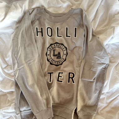 Felpa Hollister grigia
