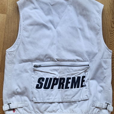 Supreme Cargo Vest Weiss Grösse M