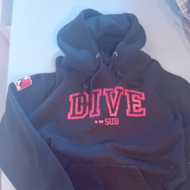 Vintage black hoodie