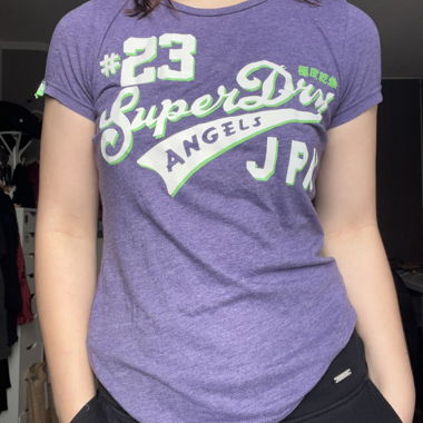 Vintage Superdry Women's T-Shirt