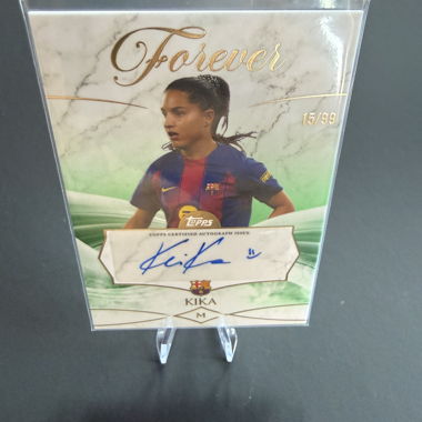 Carta autografata Kika FC Barcelona /99