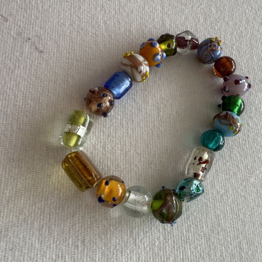 Bracelet en perles de Murano