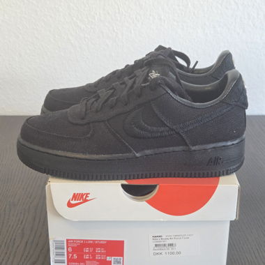 Nike x Stussy Air Force 1 Low Schwarz
