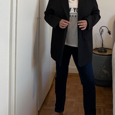 Blazer oversize noir neuf ASOS Taille 48