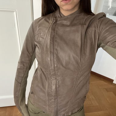 y2k echte Lederjacke