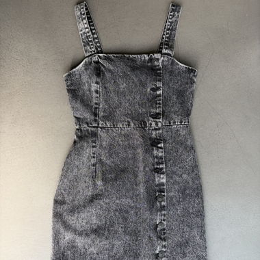 Denim Pinafore Dress