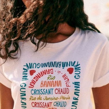 Sezane x Farm Rio T-Shirt Small