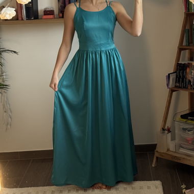Dreamy Blue Tailor-Made Dress