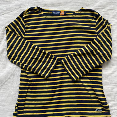 Marinière bleu/jaune 