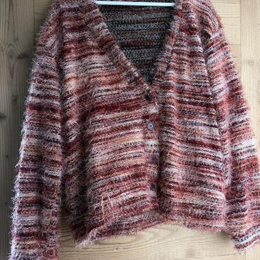 Cardigan Rot/Bordeaux 