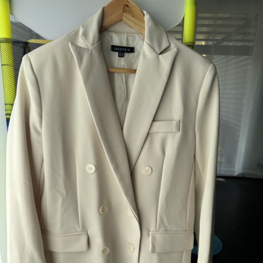 Beige Blazer Damen