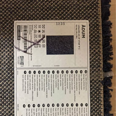 Navy Teppich (IKEA ADUM)