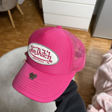 Cappellino Trucker Von Dutch rosa