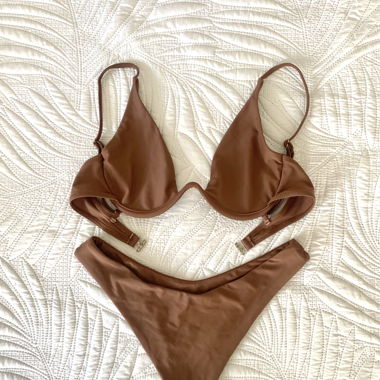 Maillot de bain brun