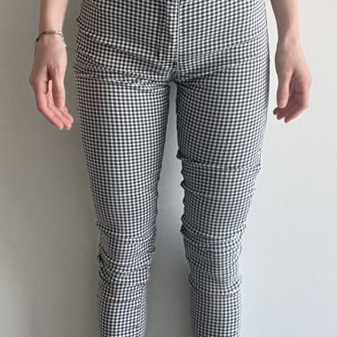 Vintage Skinny-Hose mit hoher Taille