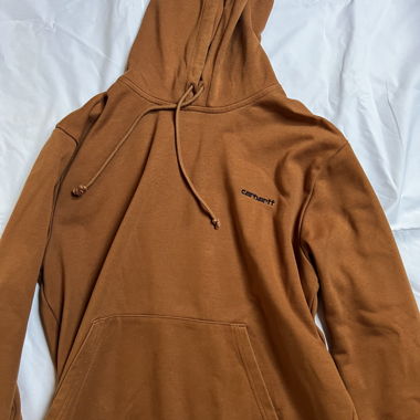 Carhartt Hoodie orange to brown