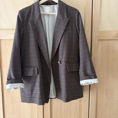Karierter Blazer