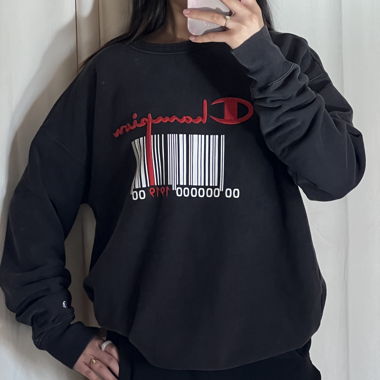 Champion Sweatshirt schwarz