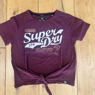 Superdry Knotted Crop T-Shirt