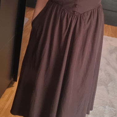 Brown Midi Dress